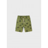Pantalón corto verde kaki palmeras Mayoral