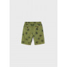 Pantalón corto verde kaki palmeras Mayoral