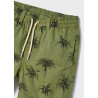 Pantalón corto verde kaki palmeras Mayoral