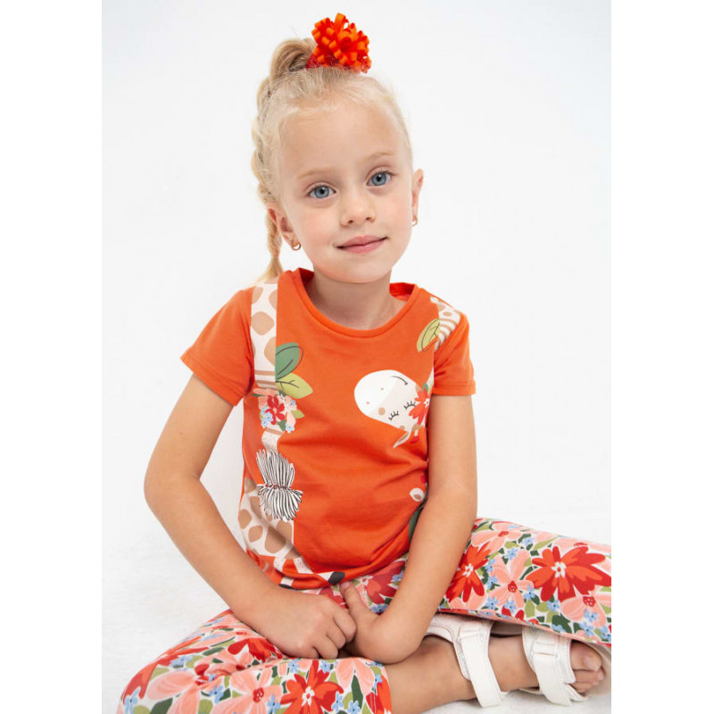 Camiseta ecofriends jirafas niña Mayoral Talla 3 A