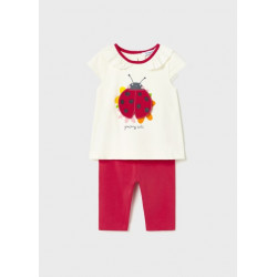 Conjunto camiseta mariquita...