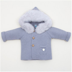 Trenka Luxory gris capucha...