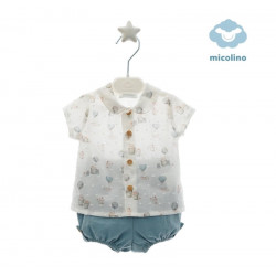 Conjunto blusa y ranita...