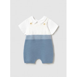 Conjunto peto tricot y...
