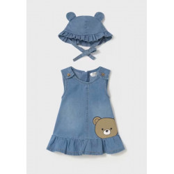 Vestido vaquero con gorro...