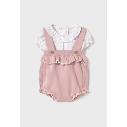 Conjunto peto tricot y...