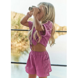 Conjunto blusa y pantalón...