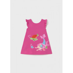 Vestido fucsia sirena bebé...