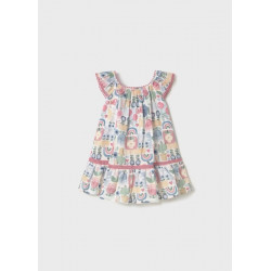 Vestido estampado bebé niña...