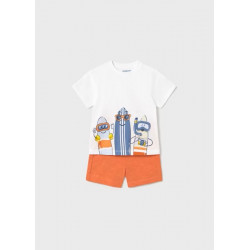 Conjunto camiseta surf y...