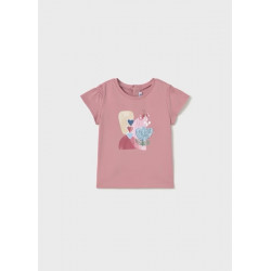 Conjunto camiseta rosada...