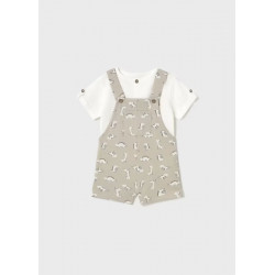 Conjunto peto estampado y...