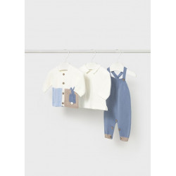 Conjunto peto 3 piezas azul...