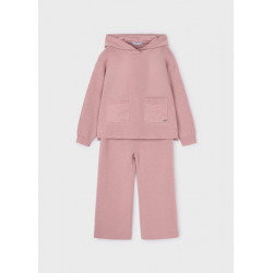 Conjunto tricot rosa...
