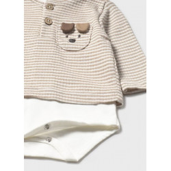 Conjunto peto y body bebé...