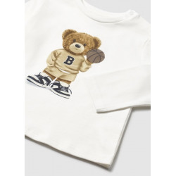 Camiseta oso bebé niño Mayoral