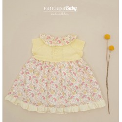 Vestido flores amarillas...