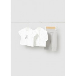 Chándal 3 piezas plata...