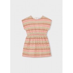 Vestido punto estampado...