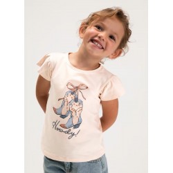 Camiseta niña manga volante...