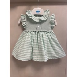 Vestido bebé verde menta Asga