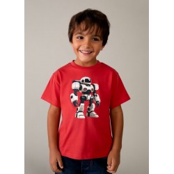 Camiseta robot niño