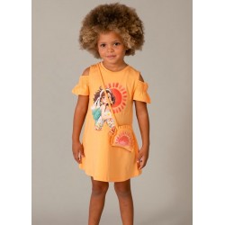 Vestido con aberturas y...