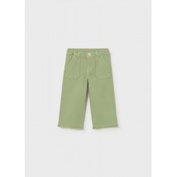 Pantalón largo sarga verde...