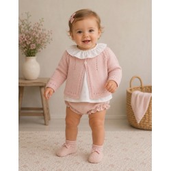 Conjunto 3 piezas rosa...