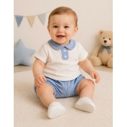 Conjunto bebé vichy Micolino