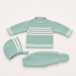 Conjunto 3 piezas punto...
