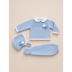 Conjunto punto azul 3...