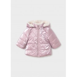 Chaquetón reversible malva...