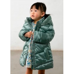 Chaquetón largo capucha...