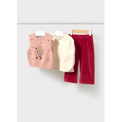 Conjunto 3 piezas chaleco...