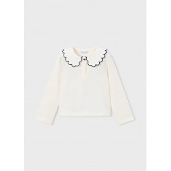 Polo cuello ondas niña Mayoral