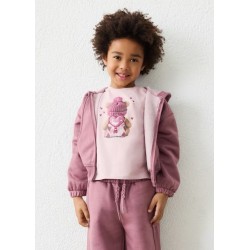 Chándal violeta pantalón...