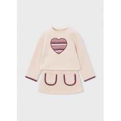 Conjunto sudadera y falda...